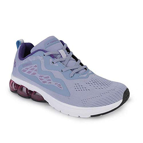 Image of Campus Women's Passion STL Gry/Prpl Running Shoes-5 UK (38 EU) (5G-705)