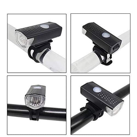 Image of AFPIN Combo of Rechargeable Head Cycle Light and Cycle Tail Light Cycle Light for Bicycle