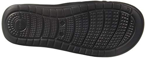 Image of crocs Unisex Adult Reviva Black/Slate Grey Sliders-4 Men/ 5 UK Women (M5W7) (205546-0DD)