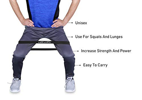 Image of Nivia Lateral Resistance Band and Tubes 2.0 (Pack of 2, Black Level-4)