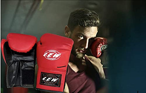 Image of LEW 4 FT Retro Two Tone Koskin Leather Heavy Bag Leather Punch Bag Boxing MMA Sparring Punching Training Kick Boxing Muay Thai with Hanging Chain