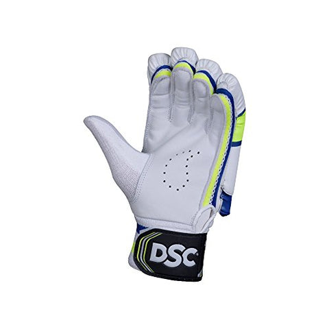 Image of DSC 1500214 Guard Cricket Helmet Large (Navy) & DSC 1500398 Intense Attitude Cricket Batting Gloves Men's Right (Colour May Vary) Combo