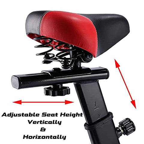 Image of Kobo SB-5 Steel Exercise Spin Bike, Black