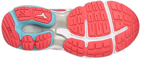 Image of Mizuno Women Wave Rider 19 Pink Running Shoes-4 UK/India (36.5 EU) (J1GD160308)