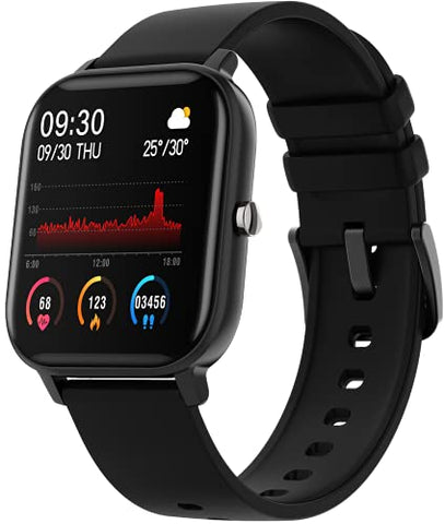 Image of Fire-Boltt SpO2 Full Touch 1.4 inch Smart Watch 400 Nits Peak Brightness Metal Body 8 Days Battery Life with 24*7 Heart Rate monitoring IPX7 with Blood Oxygen, Fitness, Sports & Sleep Tracking (Black)