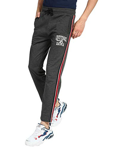Image of Spunk by FBB Men's Regular Fit Track Pants (1001957378_Anthra_Xx-Large)