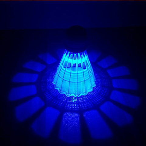 Image of ZHENAN LED Badminton Shuttlecocks Dark Night Glow Birdies Lighting for Outdoor & Indoor Sports Activities (Nylon_5pcs)