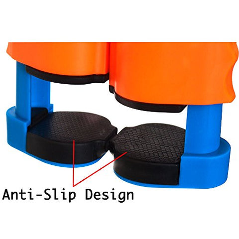 Image of GSE Games & Sports Expert Anywhere Portable Ping Pong Table Tennis Set to Go - Includes Retractable Net & Post, 2 Paddles & 3 Ping Pong Balls (4 Colors) (Orange)