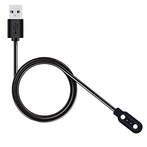 Image of GO SHOPS USB Fast W26 Cable, Watch Charger Magnetic 2 pin, Watch Charger, Boat Storm Smartwatch Adapter Length 45 cm for Smart Watch (Charge only)