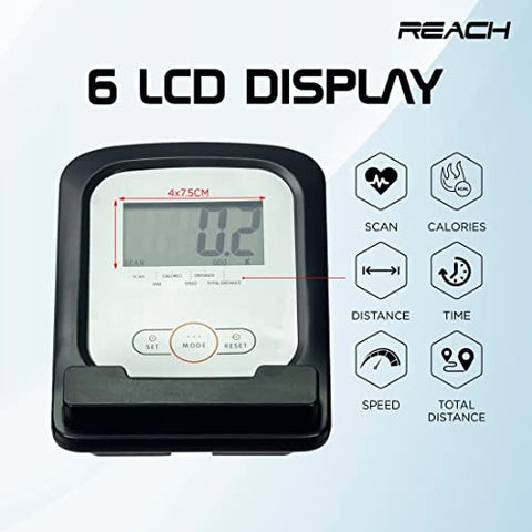 Image of Reach NM-200 Curved Manual Treadmill for Home Gym | Fitness Equipment for Walking, Jogging & Running | Cardio Exercise Gym Machine for Full Body Workout | 150kgs Max User Weight