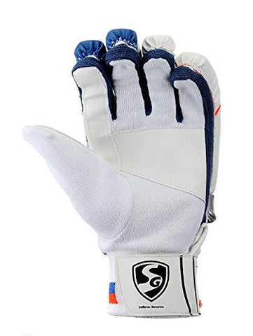 Image of SG Campus Batting Leg Guards, Adult (Assorted)&SG ecolite Adult Cricket Batting Gloves (Colour May Vary)