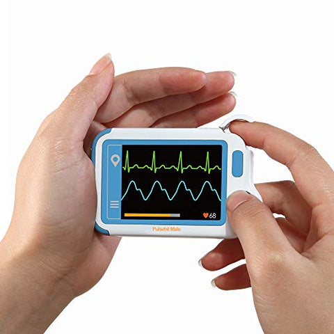Image of Wellue Portable Handheld Personal Heart Health Monitoring Device with PC Software for Fitness, Home Use, General Wellness and Pulse bit Mate