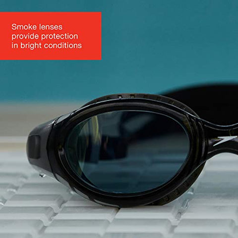 Image of Speedo 811315B976 Blend Futura Biofuse Goggles (Black/Smoke)
