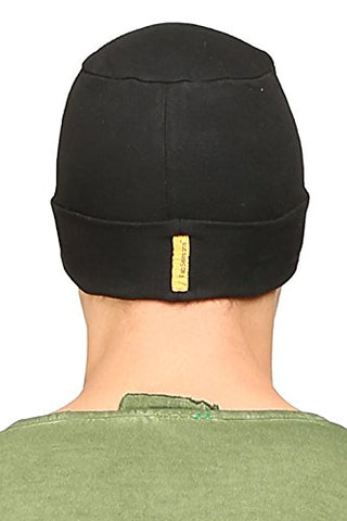 Image of FabSeasons Cotton Skull Cap (Black)