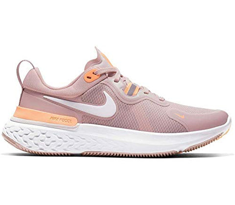 Image of Nike Women's React Miler Champagne White Orange Pulse Barely Rose Running Shoes-6 UK (8 US) (CW1778-602)