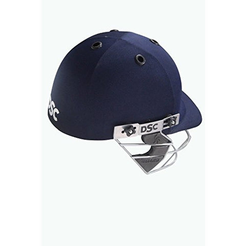 Image of DSC 1500214 Guard Cricket Helmet Large (Navy) & DSC 1500398 Intense Attitude Cricket Batting Gloves Men's Right (Colour May Vary) Combo