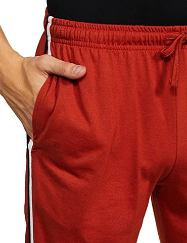 Image of Amazon Brand - Symbol Men's Regular Track Pants (KP17-01_Copper Brown_XL)