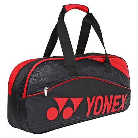 Image of YONEX 9631MS BT6 Foam Badminton Bag, BT 6 (Black/Red)