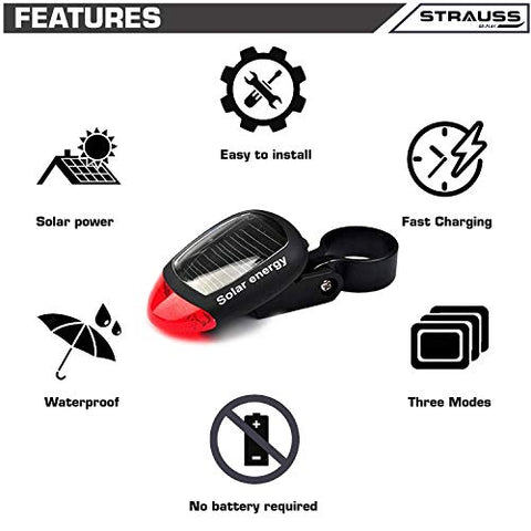 Image of Strauss Bicycle Solar Tail Light