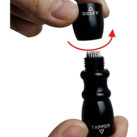 Image of BALIKEN/Pool Chalk/ 3 in 1 Snooker Pool Cue Tip Tool Billiard Cue Accessories Shaper/Tapper/Aerator/Pool Stick (Black)