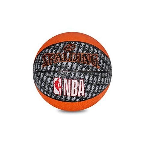 Image of Spalding NBA Rubber Basketball, Size 3 (Orange, Black)