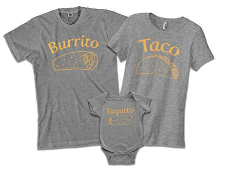 Image of Threadrock Taco | Mom Mother Women's Fitted T-Shirt | Medium, Sport Gray
