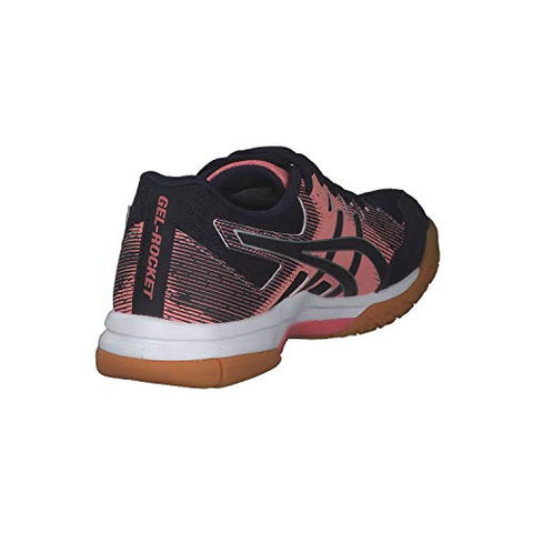 Image of ASICS Women's Gel-Rocket 9 Guava/Midnight Indoor Court Shoes-8 UK (42 EU) (10 US) (1072A034)