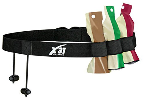 Image of X31 Sports Triathlon Race Number Belt with 6 Gel Loops