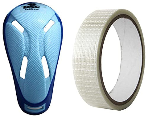 Image of DSC Armour Cricket Abdominal Guard (Mens, Multicolour)+DSC Fiberglass Cricket Bat Tape