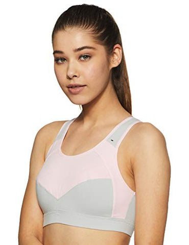 Image of Van Heusen Antibacterial Wireless Lightly Padded Sports Bra (44004_Lt Grey_M)