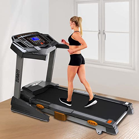 Image of Durafit - Sturdy, Stable and Strong Solid 2.0 HP (Peak 4.0 HP) AC Motor Semi - Commercial Treadmill