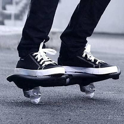 Image of EONWISE Highly Flexible Heavy Duty Cruiser Board LED Flash Lights PU 80mm Wheels, 30 X 9 Inch (Yellow)