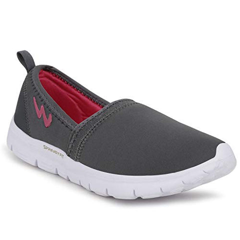 Image of Campus Women's NURA D.Gry/Pink Walking Shoes 7-UK