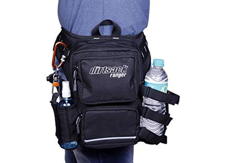 Image of Dirtsack Ranger Men's Ballistic Fabrics Waist Pouch (Free Size, Black)