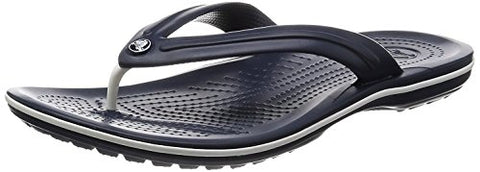 Image of crocs Unisex Adult Crocband Flip Navy Slipper-7 Men/ 8 UK Women (M8W10) (11033-410)