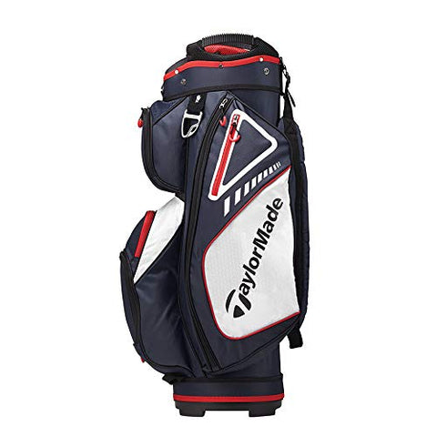 Image of TaylorMade 2019 Golf Select Cart Bag, Navy/Red/White