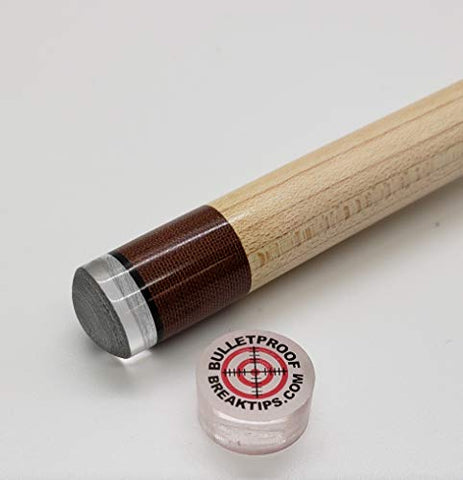 Image of Bulletproof Break Tips, Finally, a Break/Jump tip That is Clearly Superior to All The Other Options on The Market! More Powerful Than Phenolic! Jump with Spin and Draw! (3 Pack) Free Patch & Sticker