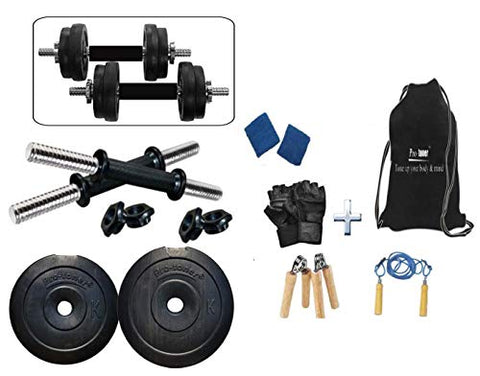 Image of Protoner 10kg Adjustable Dumbbells with String Bag