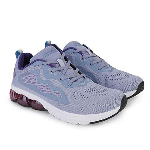 Image of Campus Women's Passion STL Gry/Prpl Running Shoes-5 UK (38 EU) (5G-705)