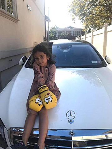 Image of Jayefo Kids Boxing Gloves 4 OZ Training MMA Boys Girls Punching Kick Muay Thai Youth Junior (Yellow, 6 OZ)