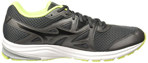 Image of Mizuno Men Synchro Md Black/Yellow Running Shoes-7 UK/India (40.5 EU) (J1GE161814)