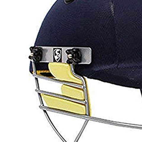 Image of SG blazetech xl cricket helmet, x-large, blue