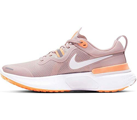 Image of Nike Women's React Miler Champagne White Orange Pulse Barely Rose Running Shoes-6 UK (8 US) (CW1778-602)