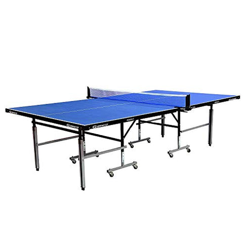 Image of Gymnco Perfect Table Tennis Table With Levellers Top 18 mm ( TT Table Cover + 2 TT Racket & Balls )