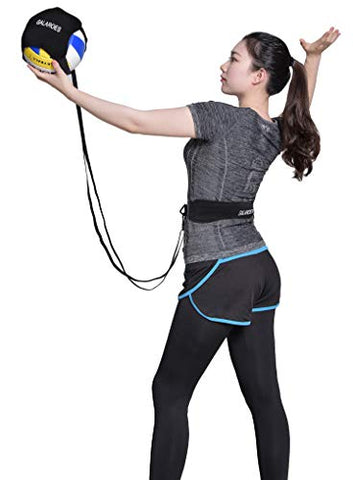 Image of GALAROES Volleyball Training Equipment Aid for Beginners Pro ( Black )