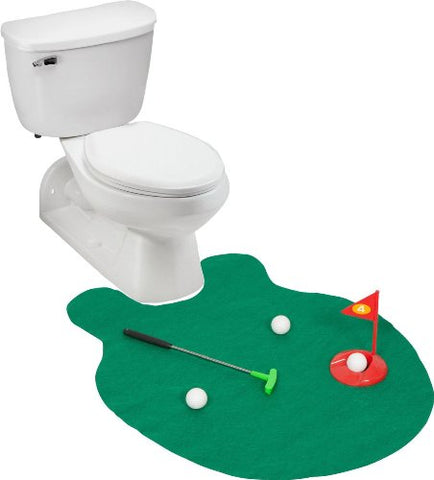 Image of EZ DRINKER Toilet Golf - Putter Practice in The Bathroom Toy