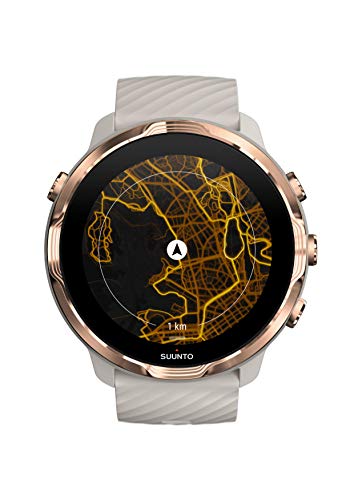 SUUNTO 7 Sandstone Rosegold, GPS Versatile Sports Watch with Google Wear OS, 24x7 Activity and Sleep Tracking