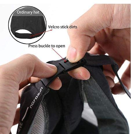 Image of Handcuffs Unisex Cap Quick Drying Sun Hat UV Protection Sports Cap for Mens and Womens Blue