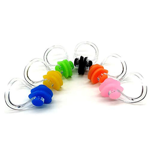 Image of Zooshine 6-in-1 Waterproof Swimming Nose Clips Nose Plugs Nose Protector for Swimming Adults Kids