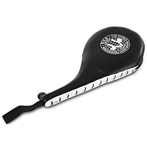 Image of JERN Taekwondo Durable Kick Pad Target for Karate Kickboxing Training (Black) - Set of 2